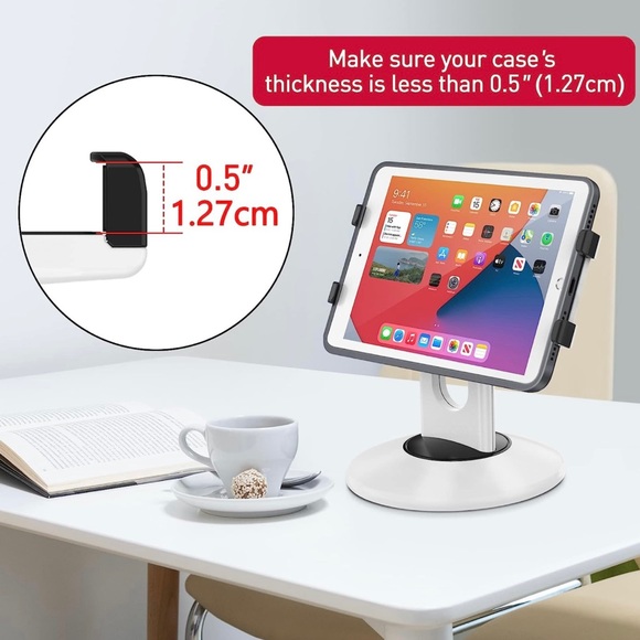 AboveTEK 360° Rotating Tablet Stand, Fits 6"-13" (Diagonal) Tablet Holder - NWT - Picture 6 of 10